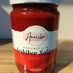 El Yapımı Anniçka Acı Biber Salçası Kahvaltılık 600gr