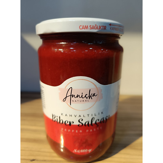 El Yapımı Anniçka Biber Salçası Kahvaltılık 600 gr