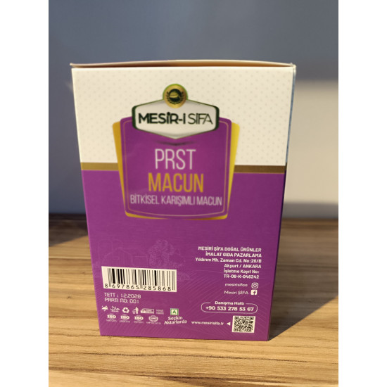 Mesr-i Şifa Prst Macun Bitkisel Karışımlı Macun 460 gr