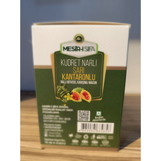 Mesr-i Şifa Kudret Narlı Sarı Kantonlu Ballı Bitkisel Macun 460 gr