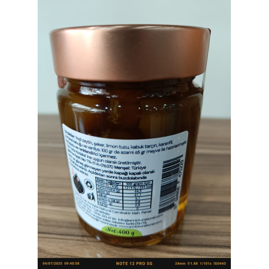 Zeytin Reçeli 400 Gr