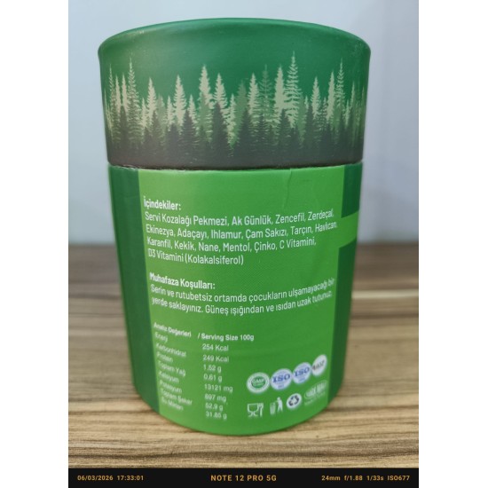 Yönşenay Kozalak Macunu 240 Gr