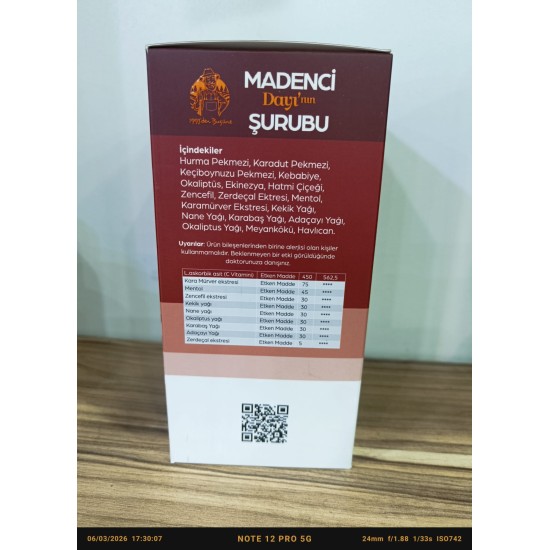 Madenci Dayı'nın Şurubu 350 Gr