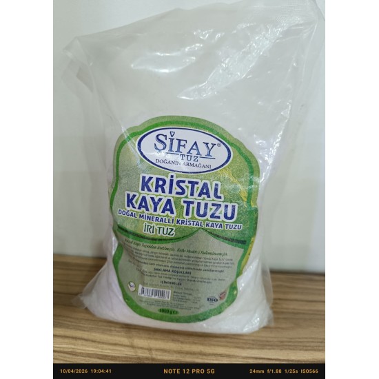 Şifay Kaya Tuzu Kalın 500 Gr