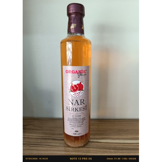 Organik Yenge Nar Sirkesi 500 ML