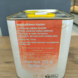 Natural Extra Virgin Cold Pressed Stone Pressed Olive Oil 2 LT Tin