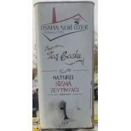 Naturel Sızma Soğuk Sıkım Taş Baskı Zeytin Yağı 5 LT Teneke